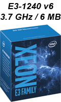 Processador Xeon E3-1240v6 3.7GHz 6MB cache LGA-1151