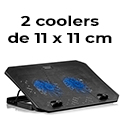 Base ventilada p/ notebook Multilaser AC392 c/ 4 niveis