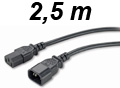 Cabo energia APC AP9870 IEC-320 C13 p/ IEC-320 C14 2,5m#98