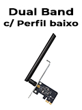 Placa de rede PCI-e sem fio AC600 TP-Link Archer T2E