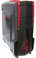 Gabinete gamer K-MEX CG-06T6 tool less s/ fonte