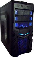 Gabinete midi torre K-Mex CG-A9T3 3 baias sem fonte