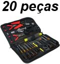 Kit com ferramentas em estojo LeaderShip 1800#98