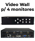 Controlador video wall p/ 4 monitores full HD Flexport