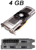 Placa v�deo Asus Geforce GTX690 4GB DDR5 3DVI DPort#100