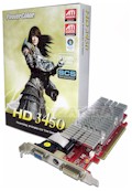 Placa de v�deo PowerColor ATI HD3450 AX3450 512MB PCI-e2