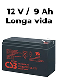 Bateria CSB HR 1234W-F2 12VDC 9Ah 34W longa vida 5 anos#98