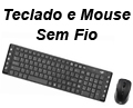 Teclado e mouse sem fio C3Tech K-W50 teclas chocolate#100