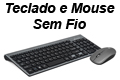 Teclado, mouse s/ fio C3Tech K-W510 preto, tecla baixa