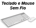 Teclado, mouse s/ fio C3Tech K-W510 prata, tecla baixa