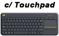 Teclado s/ fio Logitech K400 Plus c/ touchpad ABNT2 USB#98