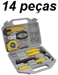 Kit ferramentas Force Line 5459 14 peas e kit fixao#100