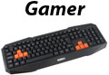 Teclado Gaming K-Mex KM-E228 c/ multimdia, USB