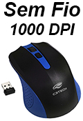 Mouse ptico sem fio C3Tech M-W20 2.4GHz at 1000 dpi