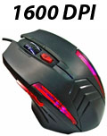 Mouse Gaming K-Mex MO-G536U 6 botes, at 1600 DPI USB