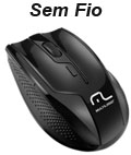 Mouse ptico sem fio Multilaser MO165 6 botes 1600 dpi#100