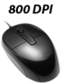 Mouse ptico K-Mex MOK333 800 dpi 3 botes, USB