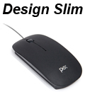 Mouse ptico slim Pisc 1854, 800 dpi 3 botes preto USB#98