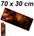 Mouse Pad C3Tech MP-G1100 Gaming DoomFire 70x30 cm#100