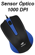 Mouse ptico com fio C3Tech MS-20 1000 dpi USB 