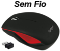 Mouse ptico sem fio OEX MS403 GAP 2.4G 10m USB #98