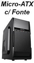 Gabinete micro ATX C3Tech MT-25 USB fonte 200W