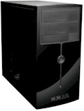 Gabinete mini torre Nilko NK840  preto sem fonte#100