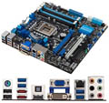 Placa me Asus P8Z77-M PRO p/ LGA-1155 VGA HDMI DVI#100