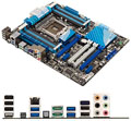 Placa me Asus P9X79 Pro, LGA2011 p/ i7 p/ 8 DDR3, USB3#98