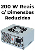 Fonte SFX 200W reais K-Mex PB-200CNF c/ cabo3