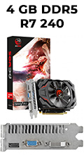 Placa vdeo PCyes Radeon R7240 4GB GDDR5 VGA DVI HDMI#7