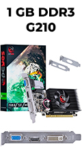 Placa v�deo PCYes NVIDIA GEFORCE G210 1GB DDR3 64b. 2