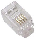 Conector para telefonia RJ-11 de Climp 6 x 4 com 4 vias2