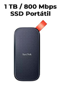 SSD porttil externo 1TB Sandisk SDSSDE30-1T00-G26 800MBps USB 3.2 G22