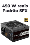 Fonte SFX 450W reais Corsair SF450 80 Plus Gold2