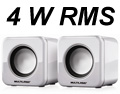 Caixas de som Power Cube Multilaser SP108 4W RMS USB P2#100