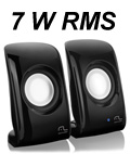 Caixas de som estreo Multilaser SP131 7W RMS USB P2#100