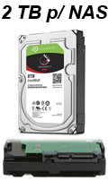 HD 2TB SATA p/ NAS Seagate ST2000VN004 64MB, 6Gbps2