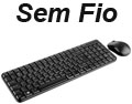 Teclado multimdia e mouse sem fio Multilaser TC183