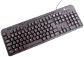 Teclado multimdia slim Clone 09313, ABNT2 USB membrana#98