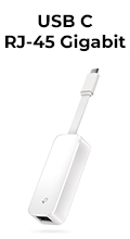 Adaptador Rede TP-Link UE300 USB-C p/ RJ45 Gigabit