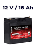 Bateria chumbo-acido Unipower UP12180, 12V, 18Ah, M5#98