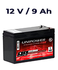 Bateria chumbo-cido Unipower UP1290, 12V 9Ah F187#98