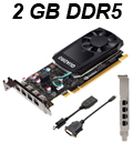 Placa vdeo prof. PNY Quadro P600 2GB DDR5 4 mDisplayP 