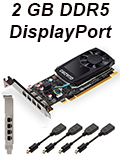 Placa de vdeo prof. PNY Quadro P620 2GB DDR5 4mDPort