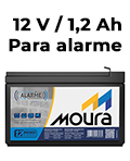 Bateria para alarme, CFTV e PABX Moura VLRA 12V 5 Ah