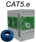 Caixa de cabo de rede CAT5e Multilaser WI261 azul 305m2