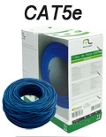 Caixa de cabo de rede CAT5e Multilaser WI265 azul 100 m2