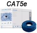 Caixa de cabo de rede CAT5e Multilaser WI266 azul 100 m2