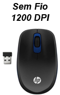 Mouse ptico s/ fio HP Z3600 2.4 GHz 1200 dpi USB